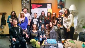 Students in the Spring '15 "True Stories" course