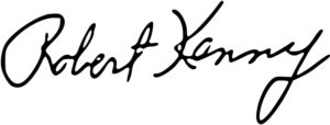 Bob Kenny's signature